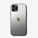 LIKE METAL Green Apple one point -camera full cover ver- glass type- (iPhone case)