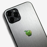 LIKE METAL Green Apple one point -camera full cover ver- glass type- (iPhone case)