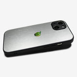 LIKE METAL Green Apple one point -camera full cover ver- glass type- (iPhone case)