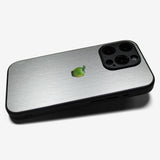 LIKE METAL Green Apple one point -camera full cover ver- glass type- (iPhone case)