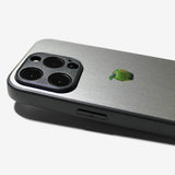 LIKE METAL Green Apple one point -camera full cover ver- glass type- (iPhone case)