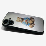 LIKE METAL Bear bite apple -camera full cover ver- glass type- (iPhone case)