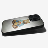 LIKE METAL Bear bite apple -camera full cover ver- glass type- (iPhone case)