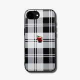 Tartan check Apple one point -basic type- (iPhone case)