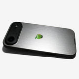 LIKE METAL Green Apple one point -camera full cover ver- glass type- (iPhone case)