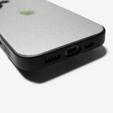 LIKE METAL Green Apple one point -for MagSafe ver- glass type- (iPhone case)