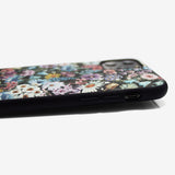 WILD FLOWER black -basic type- (iPhone case)