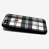 Tartan check Apple one point -basic type- (iPhone case)