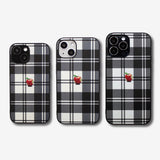 Tartan check Apple one point -basic type- (iPhone case)