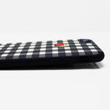 Gingham check Apple one point -basic type- (iPhone case)