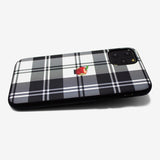 Tartan check Apple one point -basic type- (iPhone case)