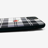 Tartan check Apple one point -basic type- (iPhone case)