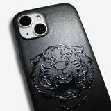 Gloss Tiger bite apple -basic type- (iPhone case)