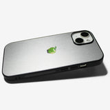 LIKE METAL Green Apple one point -for MagSafe ver- glass type- (iPhone case)