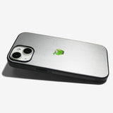 LIKE METAL Green Apple one point -for MagSafe ver- glass type- (iPhone case)