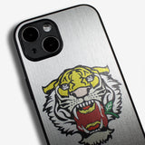 LIKE METAL Tiger bite apple -camera full cover ver- glass type- (iPhone case)