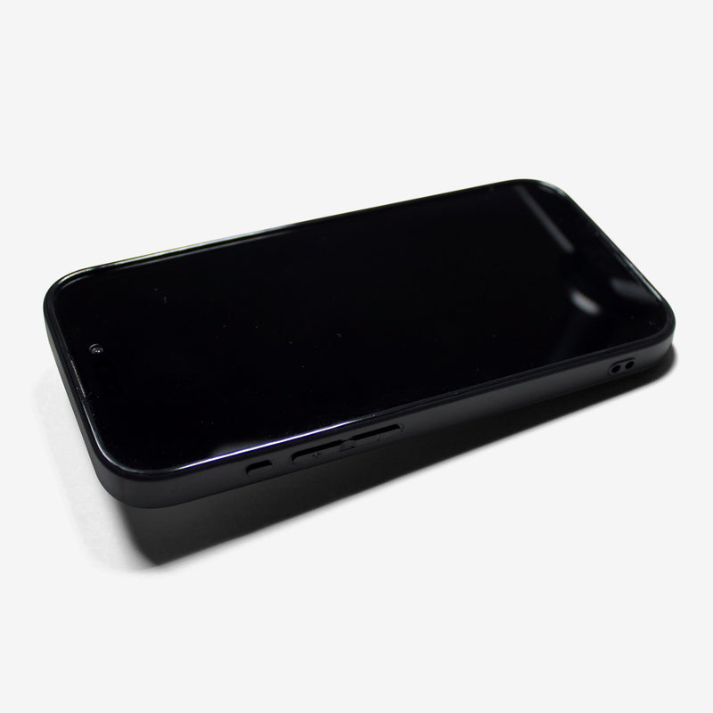 LIKE METAL Bear bite apple -camera full cover ver- glass type- (iPhone case)