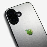 LIKE METAL Green Apple one point -for MagSafe ver- glass type- (iPhone case)