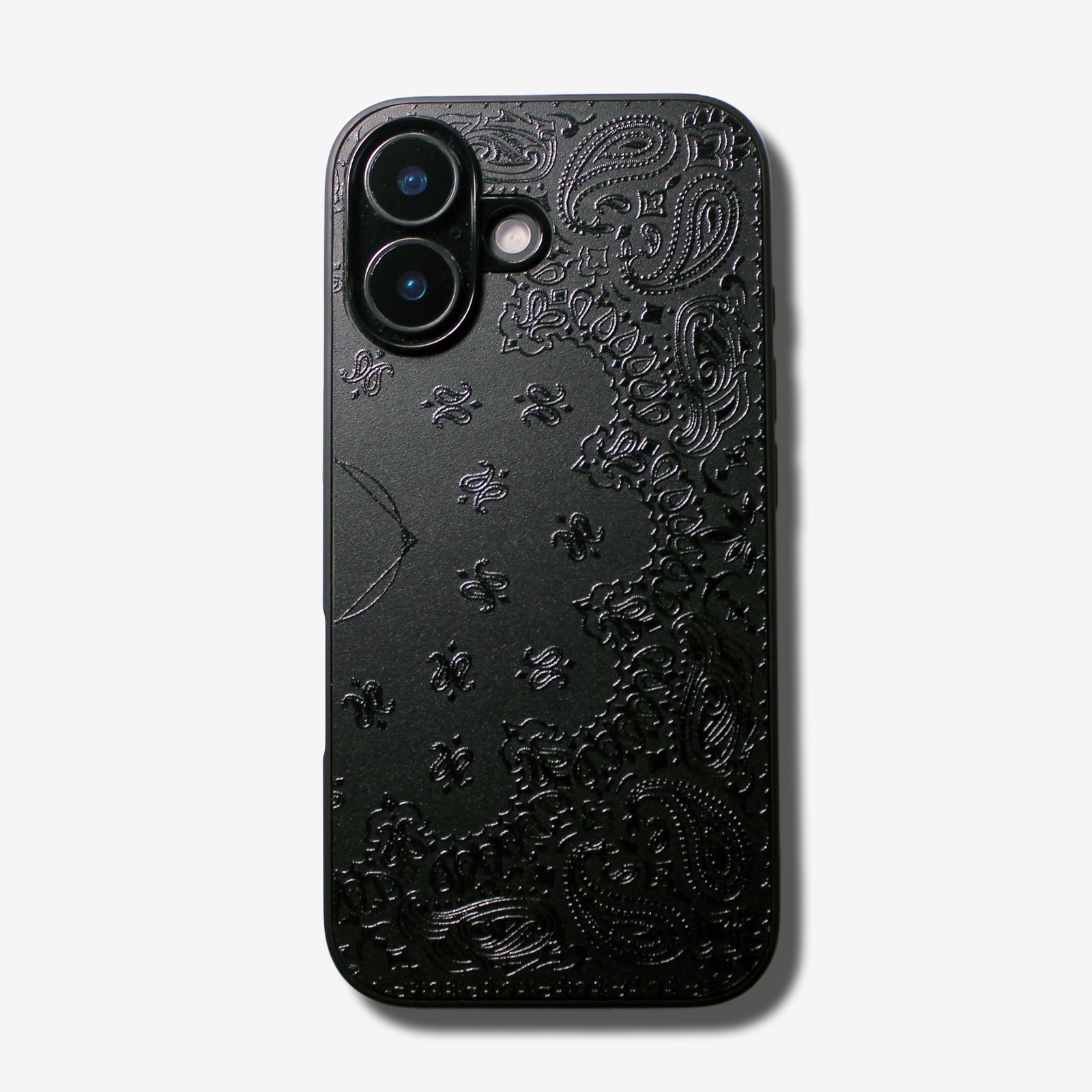 Matte gloss paisley -for MagSafe ver- glass type- (iPhone case