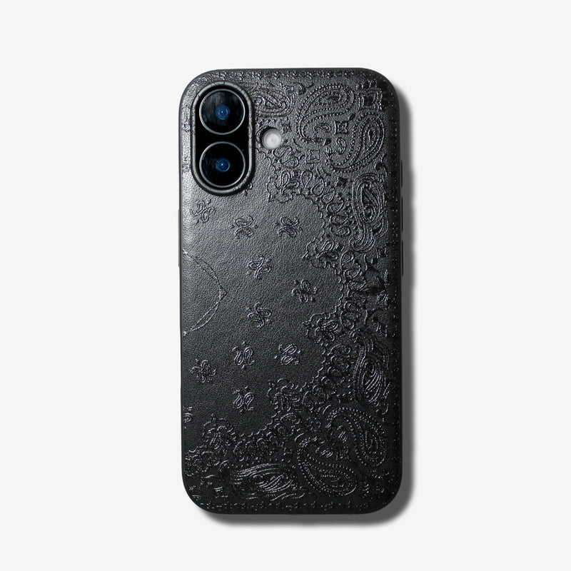 Matte gloss paisley -basic type- (iPhone case)