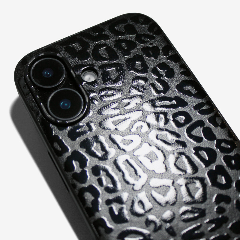 Gloss Leopard -basic type- (iPhone case)