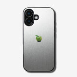 LIKE METAL Green Apple one point -for MagSafe ver- glass type- (iPhone case)
