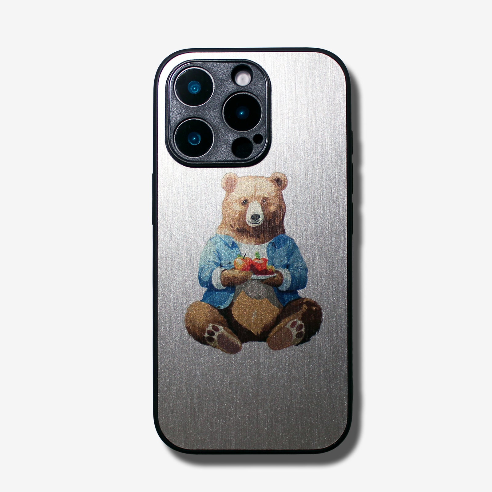LIKE METAL Bear bite apple -camera full cover ver- glass type