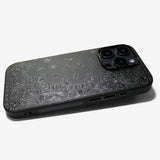 Matte gloss paisley -for MagSafe ver- glass type- (iPhone case)