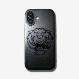 Gloss Tiger bite apple -basic type- (iPhone case)