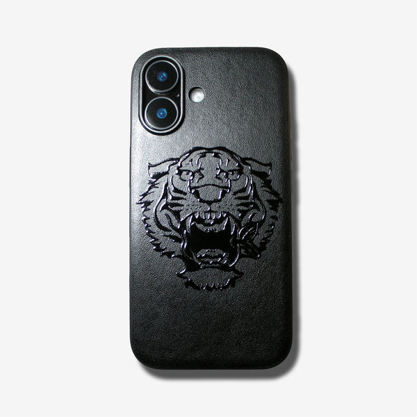 Gloss Tiger bite apple -basic type- (iPhone case)