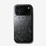Matte gloss paisley -basic type- (iPhone case)