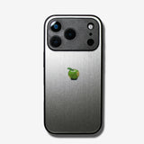 LIKE METAL Green Apple one point -camera full cover ver- glass type- (iPhone case)