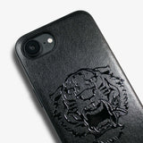 Gloss Tiger bite apple -basic type- (iPhone case)
