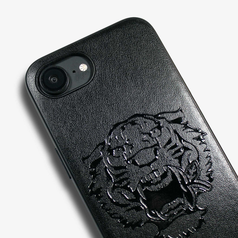 Gloss Tiger bite apple -basic type- (iPhone case)