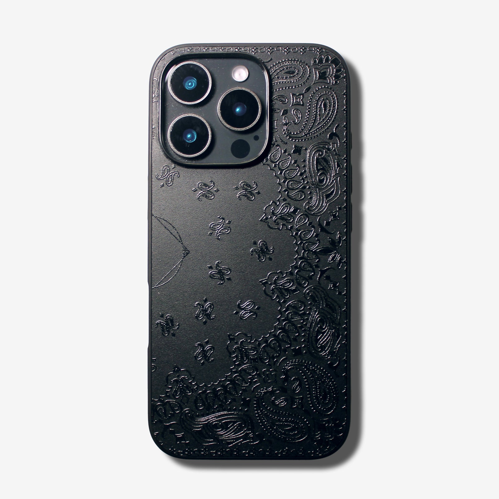 Matte gloss paisley -for MagSafe ver- glass type- (iPhone case