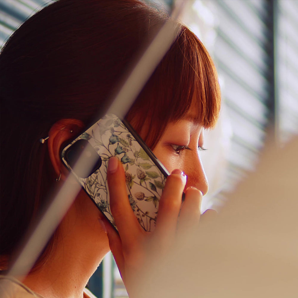 A good all】iPhoneケースレザー ボタニカルフラワー耐衝撃 12/12pro