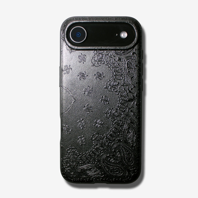 Matte gloss paisley -basic type- (iPhone case)
