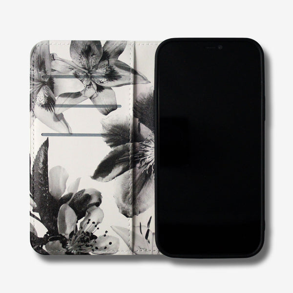 WHITE FLOWER -Flip case- (iPhone case)
