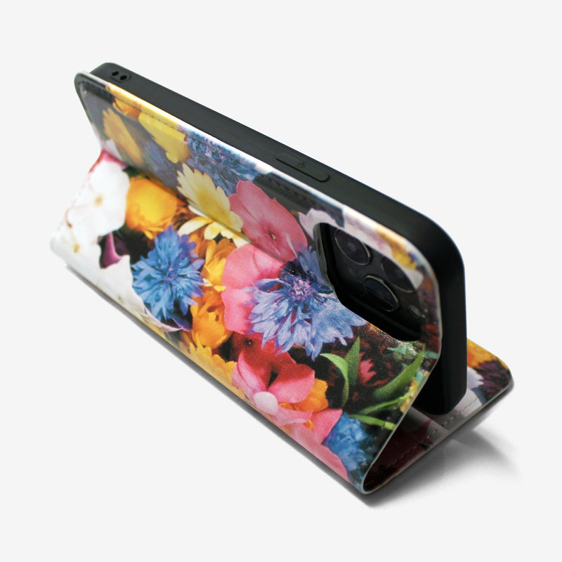 COLORFUL FLOWER ART -Flip case- (iPhone case)
