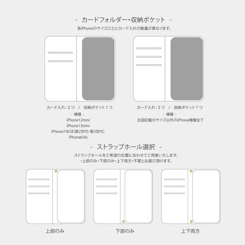 WHITE FLOWER -Flip case- (iPhone case)