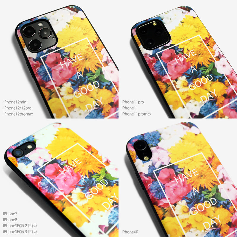 COLORFUL FLOWER ART -basic type- (iPhone case)