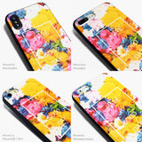COLORFUL FLOWER ART -basic type- (iPhone case)
