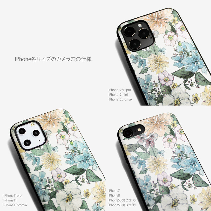 PASTEL FLOWER -basic type- (iPhone case)